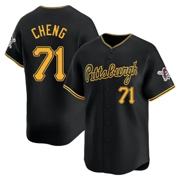 Tsung-Che Cheng Men's Pittsburgh Pirates Limited Alternate Jersey - Black