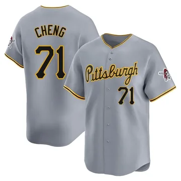 Tsung-Che Cheng Men's Pittsburgh Pirates Limited Away Jersey - Gray