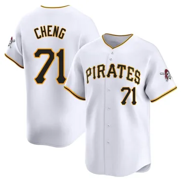 Tsung-Che Cheng Men's Pittsburgh Pirates Limited Home Jersey - White