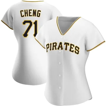 Tsung-Che Cheng Women's Pittsburgh Pirates Authentic Home Jersey - White