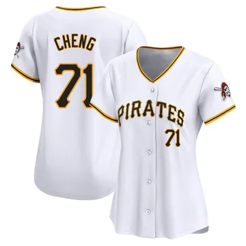 Tsung-Che Cheng Women's Pittsburgh Pirates Limited Home Jersey - White