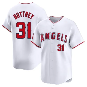 Ty Buttrey Men's Los Angeles Angels Limited Home Jersey - White