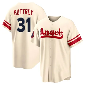 Ty Buttrey Men's Los Angeles Angels Replica 2022 City Connect Jersey - Cream