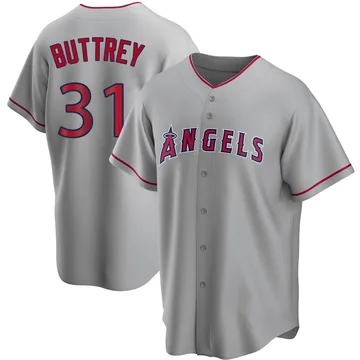 Ty Buttrey Youth Los Angeles Angels Replica Silver Road Jersey