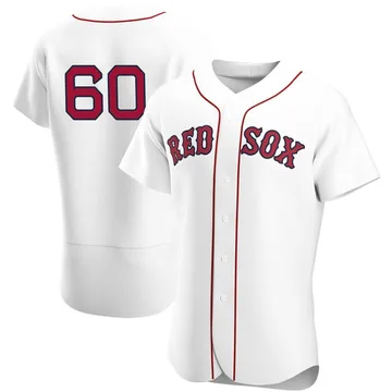 Tyler Danish Men's Boston Red Sox Authentic Home Team Jersey - White