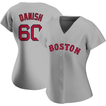 Tyler Danish Women's Boston Red Sox Authentic Road Jersey - Gray