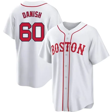 Tyler Danish Youth Boston Red Sox Replica 2021 Patriots' Day Jersey - White