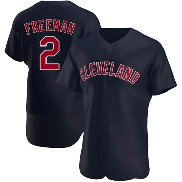 Tyler Freeman Men's Cleveland Guardians Authentic Alternate Jersey - Navy