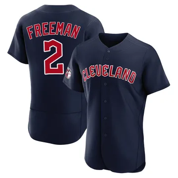 Tyler Freeman Men's Cleveland Guardians Authentic Alternate Jersey - Navy