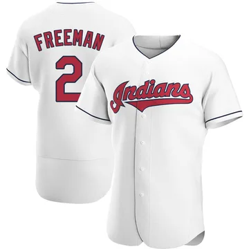 Tyler Freeman Men's Cleveland Guardians Authentic Home Jersey - White