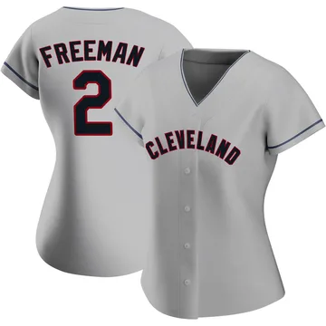 Tyler Freeman Women's Cleveland Guardians Authentic Road Jersey - Gray