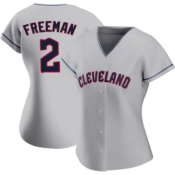 Tyler Freeman Women's Cleveland Guardians Authentic Road Jersey - Gray