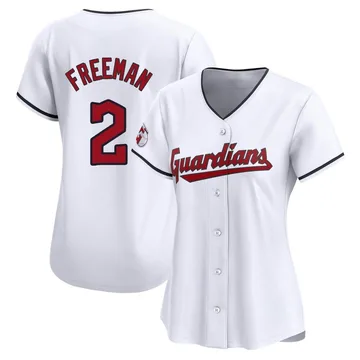 Tyler Freeman Women's Cleveland Guardians Limited Home Jersey - White