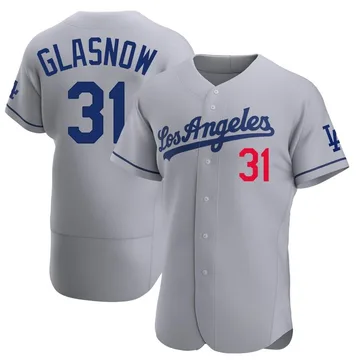 Tyler Glasnow Men's Los Angeles Dodgers Authentic Away Jersey - Gray