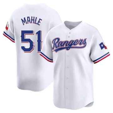 Tyler Mahle Men's Texas Rangers Limited Home Jersey - White