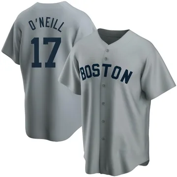 Tyler O'Neill Men's Boston Red Sox Replica Road Cooperstown Collection Jersey - Gray