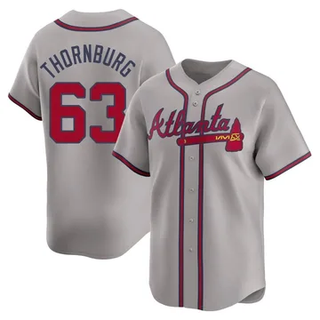 Tyler Thornburg Men's Atlanta Braves Limited Away Jersey - Gray