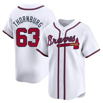 Tyler Thornburg Men's Atlanta Braves Limited Home Jersey - White