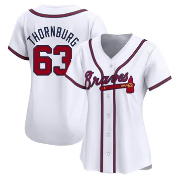 Tyler Thornburg Women's Atlanta Braves Limited Home Jersey - White