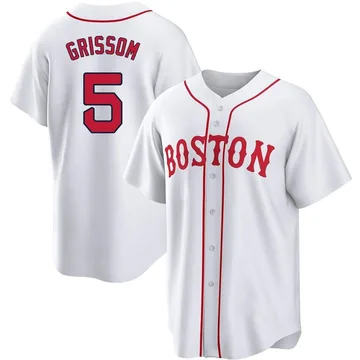 Vaughn Grissom Men's Boston Red Sox Replica 2021 Patriots' Day Jersey - White