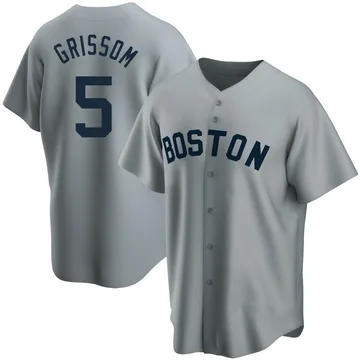 Vaughn Grissom Men's Boston Red Sox Replica Road Cooperstown Collection Jersey - Gray