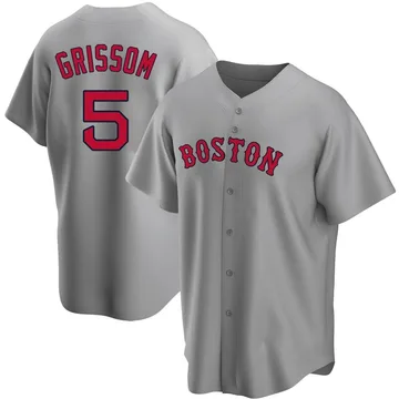 Vaughn Grissom Men's Boston Red Sox Replica Road Jersey - Gray