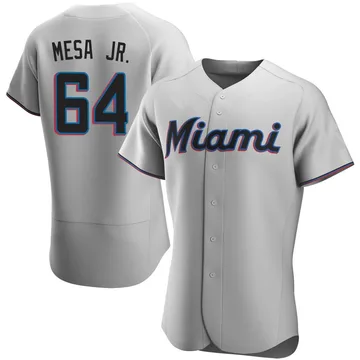 Victor Mesa Jr. Men's Miami Marlins Authentic Road Jersey - Gray