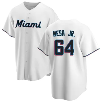 Victor Mesa Jr. Men's Miami Marlins Replica Home Jersey - White