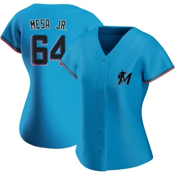 Victor Mesa Jr. Women's Miami Marlins Authentic Alternate Jersey - Blue