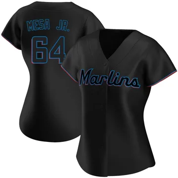 Victor Mesa Jr. Women's Miami Marlins Replica Alternate Jersey - Black