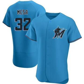 Victor Mesa Men's Miami Marlins Authentic Alternate Jersey - Blue