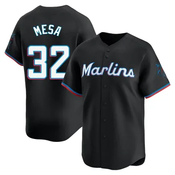 Victor Mesa Men's Miami Marlins Limited Alternate Jersey - Black