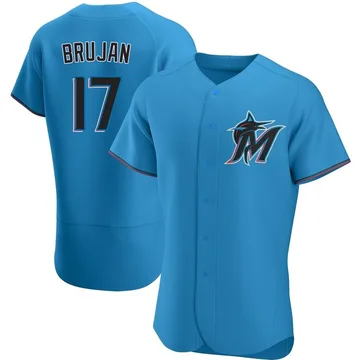 Vidal Brujan Men's Miami Marlins Authentic Alternate Jersey - Blue