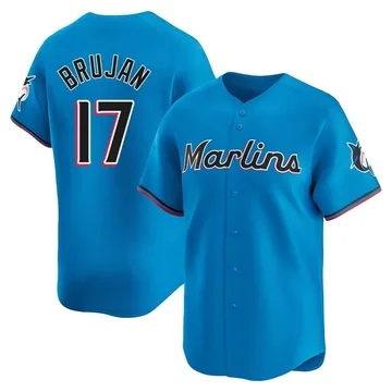 Vidal Brujan Men's Miami Marlins Limited Alternate Jersey - Blue