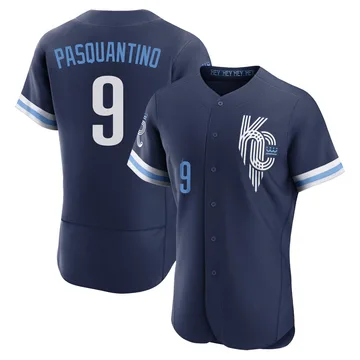 Vinnie Pasquantino Men's Kansas City Royals Authentic 2022 City Connect Jersey - Navy