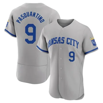 Vinnie Pasquantino Men's Kansas City Royals Authentic 2022 Road Jersey - Gray