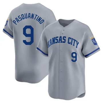 Vinnie Pasquantino Men's Kansas City Royals Limited Away Jersey - Gray