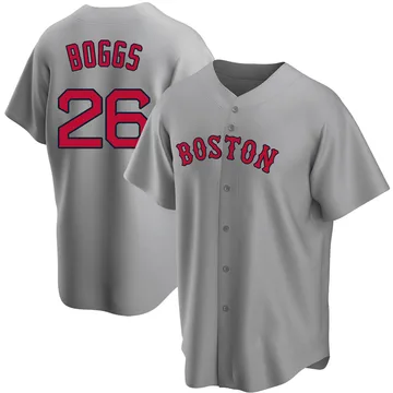 Wade Boggs Youth Boston Red Sox Replica Road Jersey - Gray