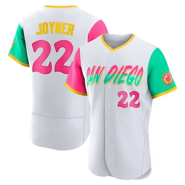 Wally Joyner Men's San Diego Padres Authentic 2022 City Connect Jersey - White