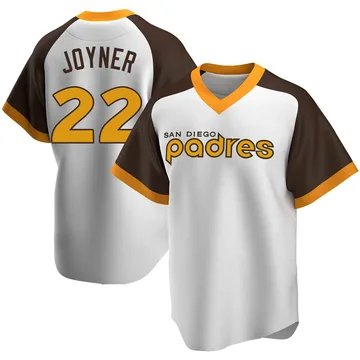 Wally Joyner Men's San Diego Padres Replica Home Cooperstown Collection Jersey - White