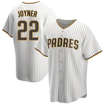 Wally Joyner Men's San Diego Padres Replica Home Jersey - White/Brown