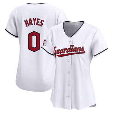 Willie Mays Hayes Women's Cleveland Guardians Limited Home Jersey - White