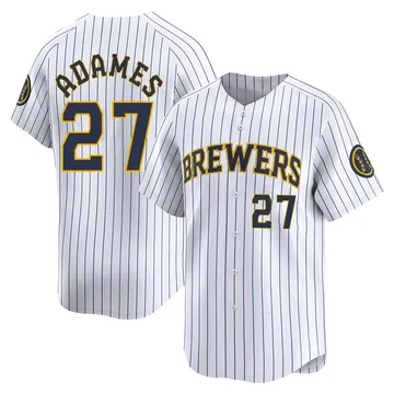 Willy Adames Men's Milwaukee Brewers Limited Alternate Jersey - White