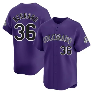 Wynton Bernard Men's Colorado Rockies Limited Alternate Jersey - Purple