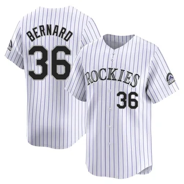 Wynton Bernard Men's Colorado Rockies Limited Home Jersey - White