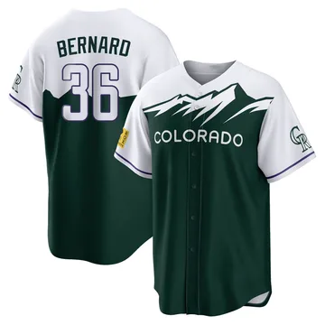 Wynton Bernard Men's Colorado Rockies Replica 2022 City Connect Jersey - Green