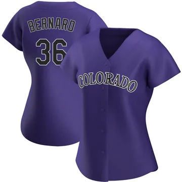 Wynton Bernard Women's Colorado Rockies Authentic Alternate Jersey - Purple