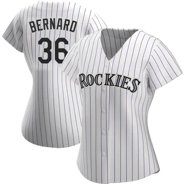 Wynton Bernard Women's Colorado Rockies Authentic Home Jersey - White