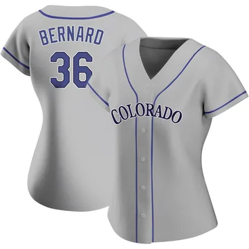 Wynton Bernard Women's Colorado Rockies Authentic Road Jersey - Gray