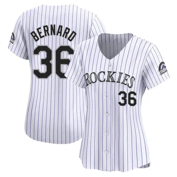 Wynton Bernard Women's Colorado Rockies Limited Home Jersey - White